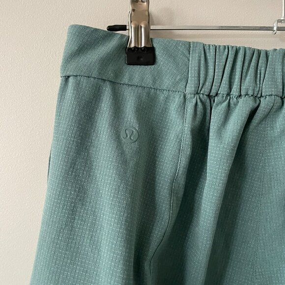 Lululemon 2021 Ventlight Cargo Mid Rise Crop 26" Pants Tidewater Teal Green 4 - Picture 6 of 11